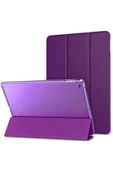 Apple Ipad 5. 6. Nesil 2017 2018 9.7" Inc Kılıf Smart Cover Katlanabilir Standlı Akıllı Kapak  Mor - 1