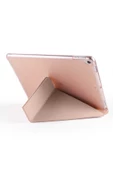 Apple iPad Pro 11'' inç m1-M2 çip 2022 / 2021 Uyumlu Silikon Kalemlikli Silikon Sarj Bölmeli Kılıf  Pembe - 4