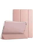 Apple Ipad 5. 6. Nesil 2017 2018 9.7" Inc Kılıf Smart Cover Katlanabilir Standlı Akıllı Kapak  Rose Gold - 1