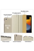 Apple Ipad 5. 6. Nesil 2017 2018 9.7" Inc Kılıf Smart Cover Katlanabilir Standlı Akıllı Kapak  Gold - 3