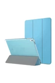 Apple Ipad 5. 6. Nesil 2017 2018 9.7" Inc Kılıf Smart Cover Katlanabilir Standlı Akıllı Kapak  Gökyüzü Mavisi - 4