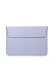 Macbook Pro Air 13 M1-m2 2020/2022 A2179-a2337-a2338-a2251-a2159-a1989-a1708 Deri Mıknatıslı Çanta  Lila - 3