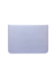 Macbook Pro Air 13 M1-m2 2020/2022 A2179-a2337-a2338-a2251-a2159-a1989-a1708 Deri Mıknatıslı Çanta  Lila - 5