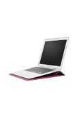 Macbook Pro Air 13 M1-m2 2020/2022 A2179-a2337-a2338-a2251-a2159-a1989-a1708 Deri Mıknatıslı Çanta  Mürdüm - 6
