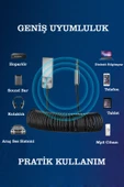 Bluetooth Wireless Bt5.1 Usb To 3,5mm Araç Kiti Bluetooth Araç Içi Fm Transmitter Hifi Ses Destekli - 2