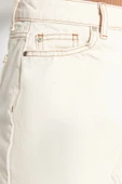 Moda A-line Düz Desen Günlük Mini Boy Basic Düz Yüksek Bel Denim Etek - 6