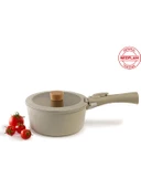 Neoflam Midas Bej 6 Parça Ayrılabilen Saplı Iç Içe Geçebilen Indüksiyonlu Tencere Tava Seti - 3