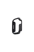 Apple Watch 46mm Uyumlu Valencia Serisi Alüminyum TPU Kasa 360 Tam Koruyucu Kapak  Black - 2