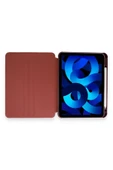 Apple Ipad Pro 4. Nesil M2 Çip 2022 11 Inç Tablet Uyumlu 360 Dönebilen Kalem Bölmeli Standlı Kılıf  Mürdüm - 1