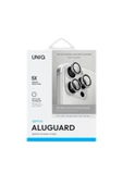 İphone 16 Pro / Iphone 16 Pro Max Uyumlu  Lens Koruyucu AluGuard Serisi Cam Alüminyum Çerçeve  White Shimmer - 7