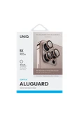 İphone 16 Pro / Iphone 16 Pro Max Uyumlu  Lens Koruyucu AluGuard Serisi Cam Alüminyum Çerçeve  Taupe Gold - 7