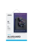 İphone 16 Pro / Iphone 16 Pro Max Uyumlu  Lens Koruyucu AluGuard Serisi Cam Alüminyum Çerçeve  Iridescent - 6