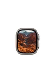 Apple Watch Ultra 49mm Ekran Koruyucu Cam ve Çelik Çerçeve Dust Repel™ Teknolojisi Yüksek Koruma - 4