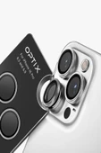 İphone 16 Pro / Iphone 16 Pro Max Uyumlu  Lens Koruyucu AluGuard Serisi Cam Alüminyum Çerçeve  Taupe Gold - 6