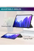 Xiaomi Pad 6 11 Inç 2023 Uyumlu Flip Smart Standlı Uyku Modlu Tablet Kılıfı + Ekran Koruyucu + Kalem  SİYAH - 6