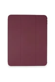 Apple Ipad Pro 4. Nesil M2 Çip 2022 11 Inç Tablet Uyumlu 360 Dönebilen Kalem Bölmeli Standlı Kılıf  Mürdüm - 3
