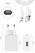 Samsung Galaxy Uyumlu Type-c Şarz Aleti 3.4 a 22w Data Aktarım Kablosu Ve Adaptör Hızlı Şarj Cihazı - 4
