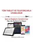 Tuanagsm Vıa T4e 2 In 1 Stylus Uyumlu Özel Tasarım Ve Çizim Kalemi - Beyaz thumbnail 2