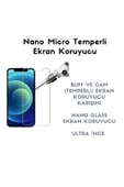 Apple Iphone 13  Uyumlu Nano Micro Temperli Ekran Koruyucu Ve Kamera Lens Koruyucu Mavi - 3