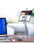 Apple Ipad Pro 4. Nesil M2 2022 11 Inç Tablet Standı Kademeli Ayarlanabilir 360 Dönebilen Stand - 2
