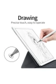 Dokunmatik Kalem Yedek Uç Hediyeli Tablet Kalemi Çizim & Yazı Kalemi Dokunmatik Kalem Beyaz - 5