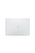Macbook Air 13" 2020 (M1 ÇİP) Uyumlu A2337 Mat Karbon Beyaz Kılıf - 4