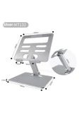 Apple Ipad Pro 4. Nesil M2 2022 11 Inç Tablet Standı Kademeli Ayarlanabilir 360 Dönebilen Stand - 7