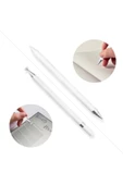 Dokunmatik Kalem Yedek Uç Hediyeli Tablet Kalemi Çizim & Yazı Kalemi Dokunmatik Kalem Beyaz - 2