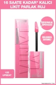 Maybelline New York Super Stay Vinyl Ink Uzun Süre Kalıcı Likit Parlak Ruj 155 Upbeat 30163737 - 1