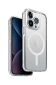 İphone 15 Pro Max Kılıf Combat Serisi Üç Katmanlı Magsafe Özellikli (MagClick™) Koruyucu Kapak  White - 1