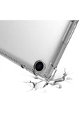 Apple Ipad 8. Ve 9.nesil 10.2 Inç Uyumlu Şeffaf Nitro Anti Shock Silikon Tablet Kılıfı - 3