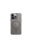 İphone 15 Pro Max Kılıf Combat Serisi Üç Katmanlı Magsafe Özellikli (MagClick™) Koruyucu Kapak  Grey - 1