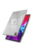 Apple Ipad Pro 12.9 M2 Çip 2022 Uyumlu Kılıf Şeffaf Yumuşak Silikon Süper Tablet Kılıfı thumbnail 2