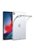 Apple Ipad Pro 12.9 M2 Çip 2022 Uyumlu Kılıf Şeffaf Yumuşak Silikon Süper Tablet Kılıfı thumbnail 1