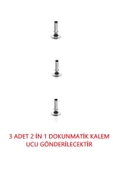 Dokunmatik Kalem Passive 2 In 1 Yedek Ucu Tablet Kalemi Çizim & Yazı Kalemi Yedek Uç - 2