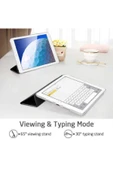 Apple Ipad 7. Nesil 10.2 Inç Tablet Için Smart Akıllı Standlı Kılıf Smart Cover  Mavi - 6