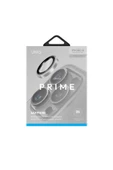 İphone 16 Pro / İphone 16 Pro Max Sapphire Lens Koruyucu Optix Prime Serisi Çelik Çerçeve  Silver - 5