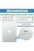 Apple Ipad 10.2 7. Ve 8.nesil Uyumlu Dönebilen Tablet Kılıfı Ekran Koruyucu Ve Dokunmatik Kalem  pembe - 2