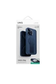 İphone 15 Pro Uyumlu Kılıf Heldro Mag Serisi Magsafe Özellikli (MAGCLİCK™) Tutma Bandı (FLEXGRİP™)  Deep Blue - 3