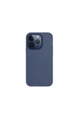 İphone 15 Pro Uyumlu Kılıf Lino Hue Serisi Magsafe Özellik (MAGCLİCK™) Hibrit Silikon (SİLİCORE™)  Deep Blue - 2