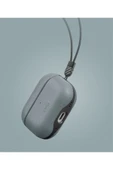 Airpods Pro 2 (2.NESİL) Kılıf Lyden Ds Serisi Vegan Deri Kaplama Kablosuz Şarj Destekli Uyumlu  Blue Black - 3