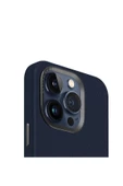 İphone 15 Pro Max Uyumlu Kılıf Lyden Serisi Deri Kaplama Magsafe Özellikli (MagClick™)  Kapak  Midnight Blue - 2