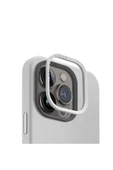 İphone 15 Pro Uyumlu Kılıf Lino Hue Serisi Magsafe Özellik (MAGCLİCK™) Hibrit Silikon (SİLİCORE™)  Chalk Grey - 2