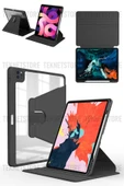 Apple Ipad Pro 3. Ve 4. Nesil M1-m2 Çip 2021 / 2022 11'' Inç Uyumlu Kalemlikli Standlı Klılıf  Siyah - 1