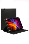 Gtx Jaculus Spreadtrum T618 10.4 Tablet Uyumlu Çiçek Desenli Kapaklı Standlı Universal Tablet Kılıfı  siyah - 1