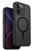 İphone 15 Pro Max Uyumlu Kılıf LifePro Xtreme Serisi AirLite™/ Magsafe Özellikli (MagClick™) Kapak  Dark Grey - 1