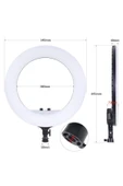 Ring Light Led Işık Halkası 21" 54 Cm Profesyonel Stüdyo Işığı Ve 210 Cm Monopod Tiktok Youtube Işık  Beyaz - 7