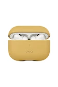 Airpods Pro 2 (2.NESİL) Kılıf Lyden Ds Serisi Vegan Deri Kaplama Kablosuz Şarj Destekli Uyumlu  Yellow Grey - 1