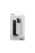 İphone 15 Pro Uyumlu Kılıf Lino Hue Serisi Magsafe Özellik (MAGCLİCK™) Hibrit Silikon (SİLİCORE™)  Chalk Grey - 6