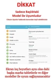 Casper Via S40 10.4" Tablet Uyumlu Çiçek Desenli Kapaklı Standlı Universal Tablet Kılıfı  siyah - 3